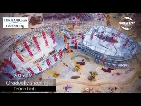 Tiến độ Dự Án Forest City Malaysia